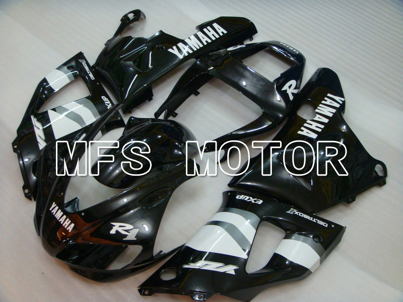 Yamaha YZF-R1 1998-1999 Injection ABS Fairing - Factory Style - Black White - MFS5146