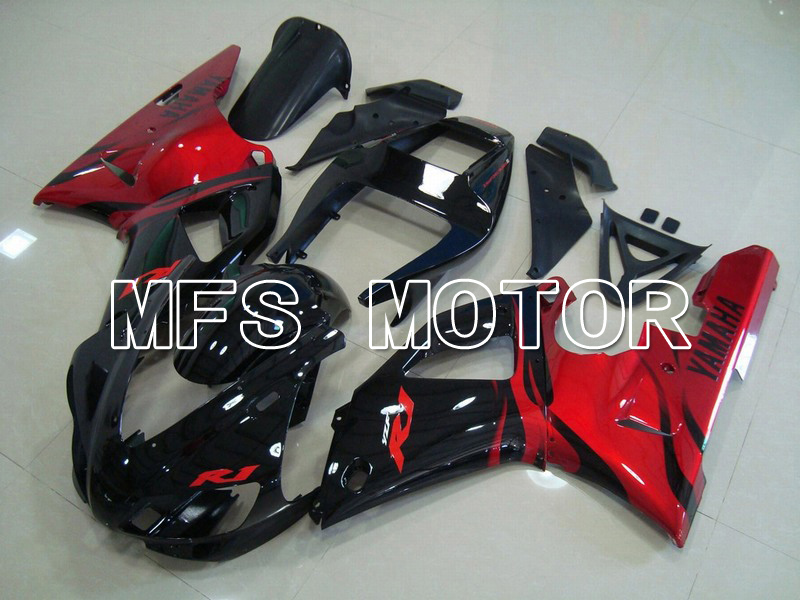 Yamaha YZF-R1 1998-1999 Injection ABS Fairing - Factory Style - Black Red - MFS5149