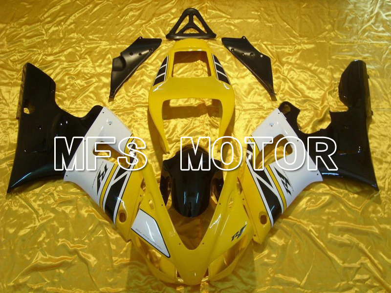 Yamaha YZF-R1 1998-1999 Injection ABS Fairing - Factory Style - Black White Yellow - MFS5156