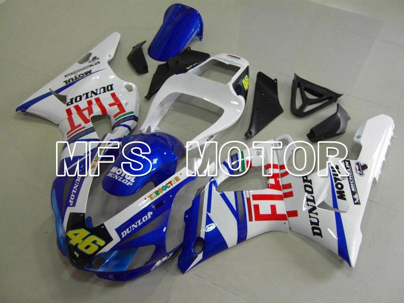 Yamaha YZF-R1 1998-1999 Injection ABS Fairing - FIAT - Blue White - MFS5170