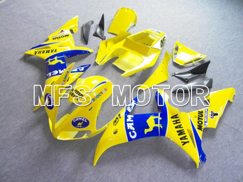 Yamaha YZF-R6 2003-2004 Injection ABS Fairing - Camel - Blue Yellow - MFS5193