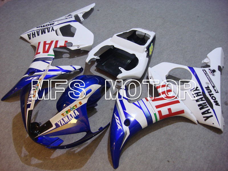 Yamaha YZF-R6 2003-2004 Injection ABS Fairing - FIAT - Blue White - MFS5202
