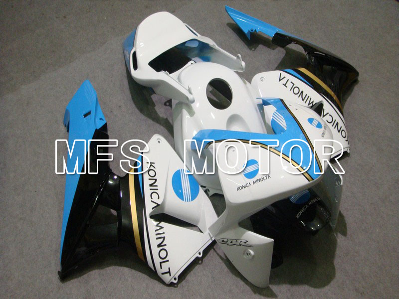 Honda CBR600RR 2003-2004 Injection ABS Fairing - Konica Minolta - White Black Blue - MFS5218