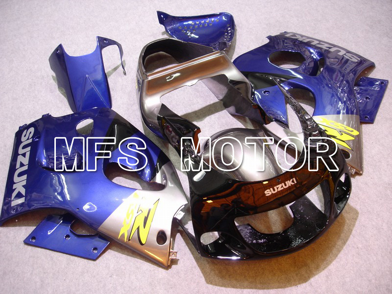 Suzuki GSXR750 1996-1999 ABS Fairing - Factory Style - Blue Silver - MFS6896