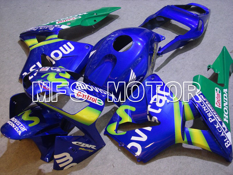 Honda CBR600RR 2003-2004 ABS Injection Fairing - Movistar - Azul Verde - MFS5244