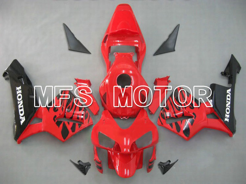 Honda CBR600RR 2003-2004 ABS Injektion Verkleidung - Others - rot Schwarz - MFS5280