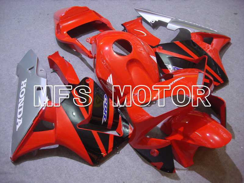 Honda CBR600RR 2003-2004 ABS Injektion Verkleidung - Fabrik Style - rot Schwarz - MFS5281