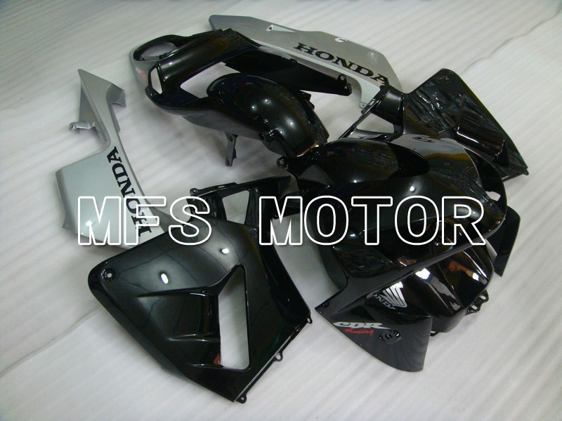 Honda CBR600RR 2003-2004 ABS Injection Fairing - Fábrica Style - Negro Plata - MFS5298