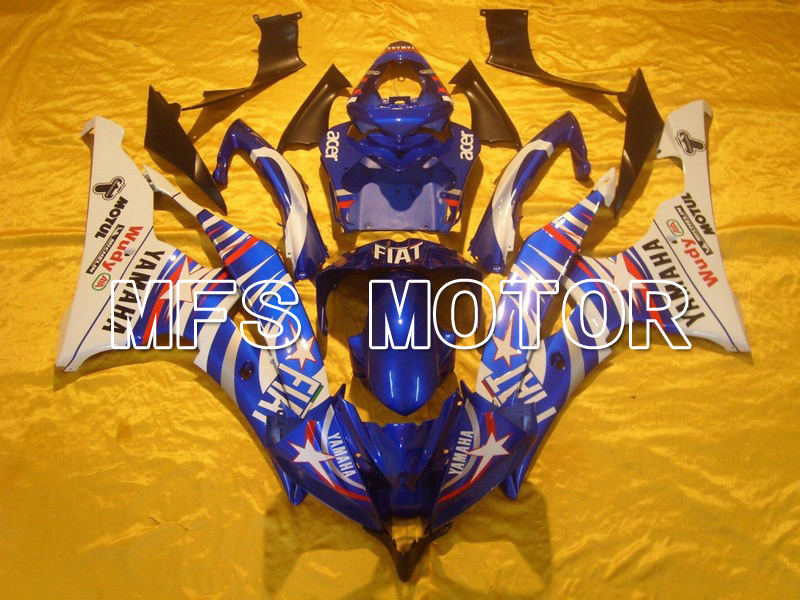 Yamaha YZF-R6 2006-2007 Injection ABS Fairing - FIAT - Blue White - MFS5301