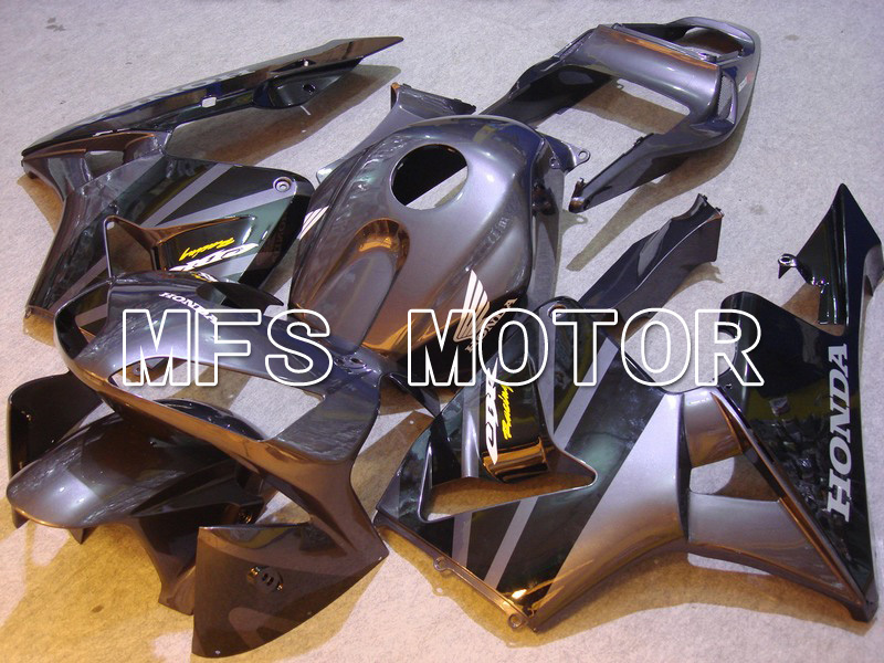 Honda CBR600RR 2003-2004 ABS Injection Fairing - Fábrica Style - Negro gris - MFS5314