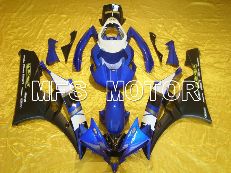Yamaha YZF-R6 2006-2007 Injection ABS Fairing - Factory Style - Blue Black Matte - MFS5321
