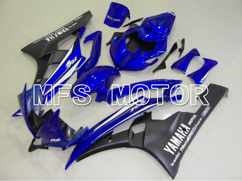 Yamaha YZF-R6 2006-2007 Injection ABS Fairing - Factory Style - Blue Black Matte - MFS5322