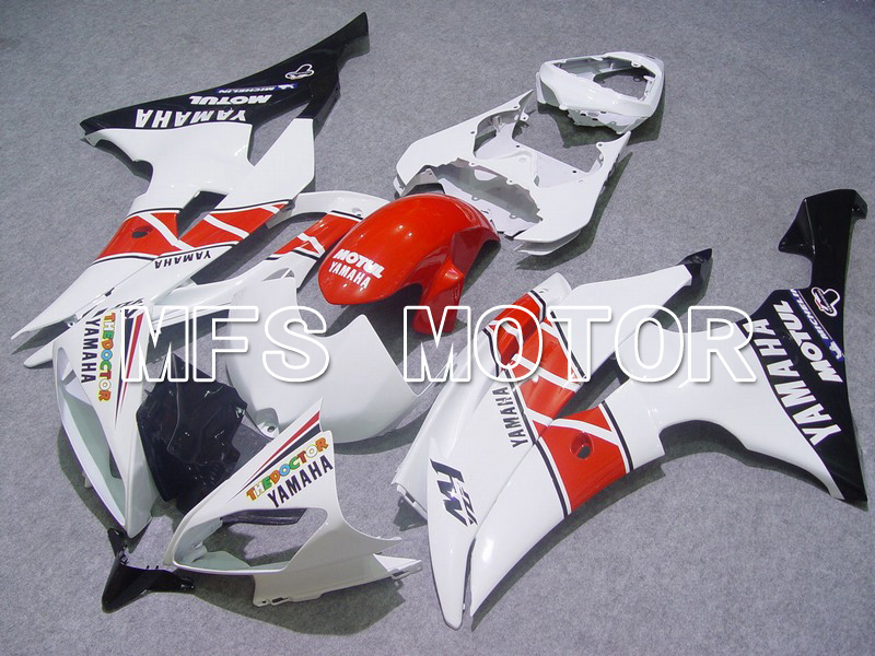 Yamaha YZF-R6 2008-2016 Injektion ABS Verkleidung - Fabrik Style - rot Weiß - MFS5390