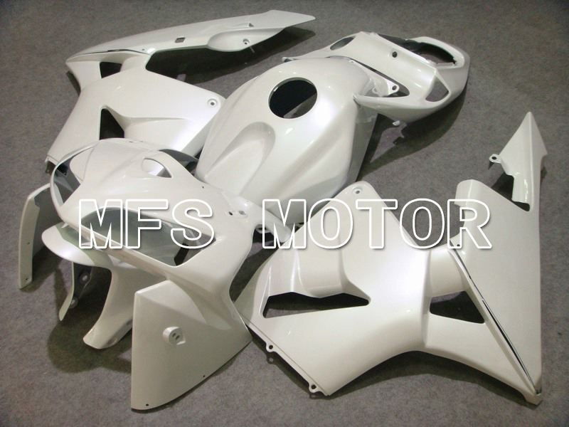 Honda CBR600RR 2005-2006 Injektion ABS Verkleidung - Fabrik Style - Weiß - MFS5402
