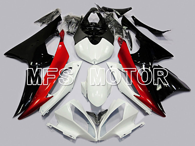 Yamaha YZF-R6 2008-2016 Injection ABS Fairing - Factory Style - White Black - MFS5411