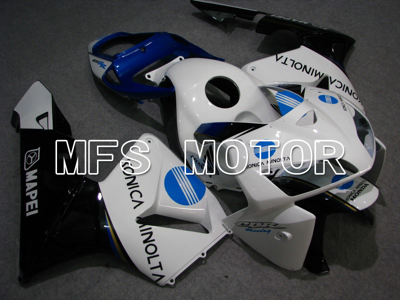 Honda CBR600RR 2005-2006 Injection ABS Fairing - Konica Minolta - Black White Blue - MFS5445