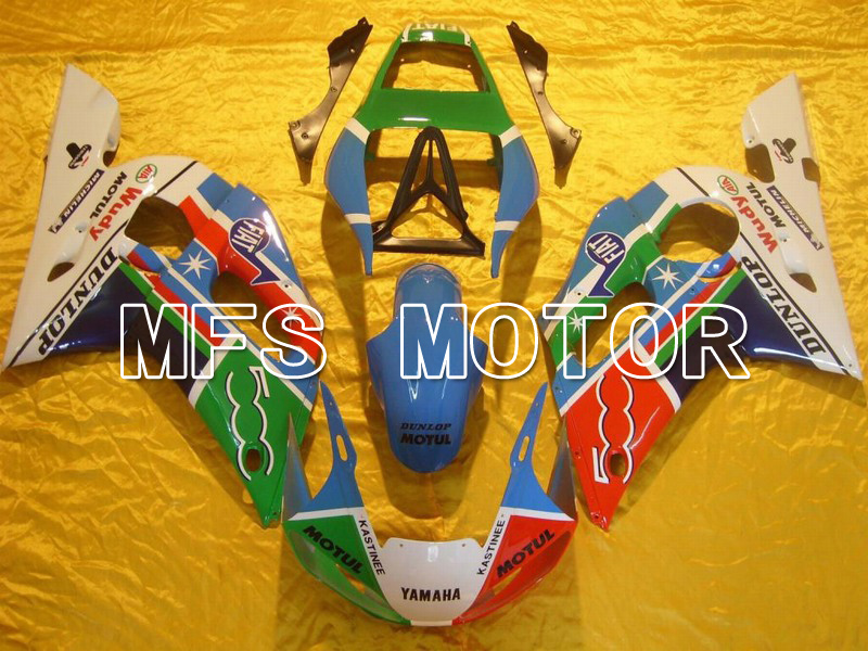 Yamaha YZF-R6 1998-2002 Injection ABS Fairing - FIAT - Blue White Red - MFS5446