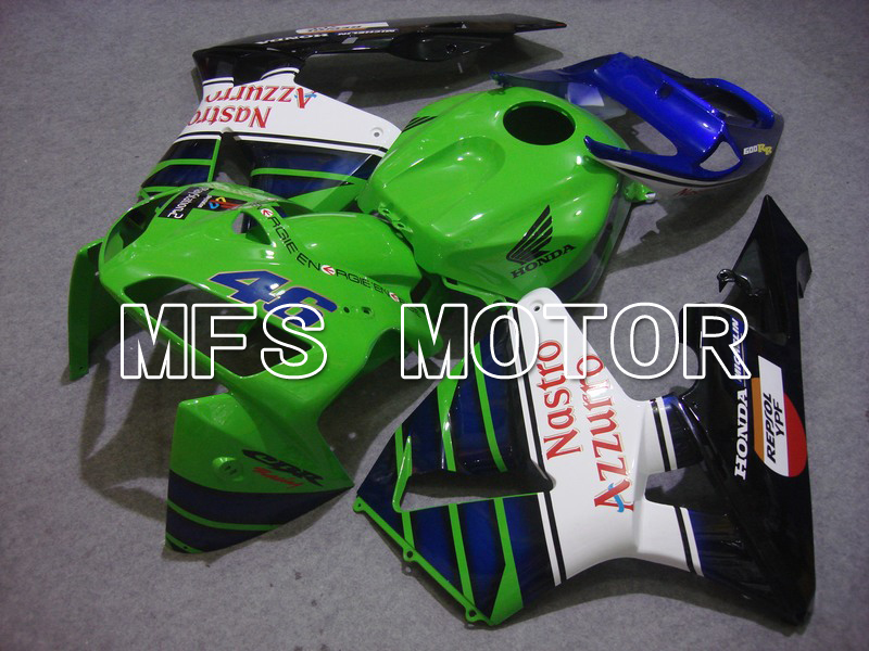 Honda CBR600RR 2005-2006 Injection ABS Fairing - Nastro Azzurro - Black Green - MFS5475