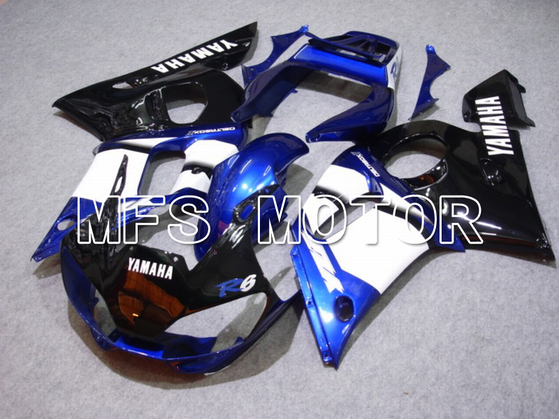 Yamaha YZF-R6 1998-2002 Injection ABS Fairing - Factory Style - Black Blue White - MFS5476