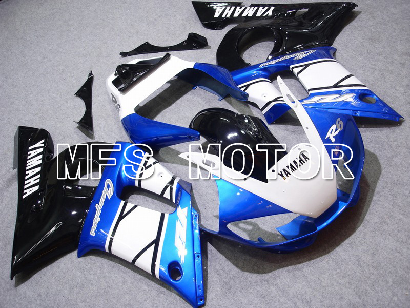 Yamaha YZF-R6 1998-2002 Carenado ABS de inyección - Fábrica Style - Negro Azul Blanco - MFS5477