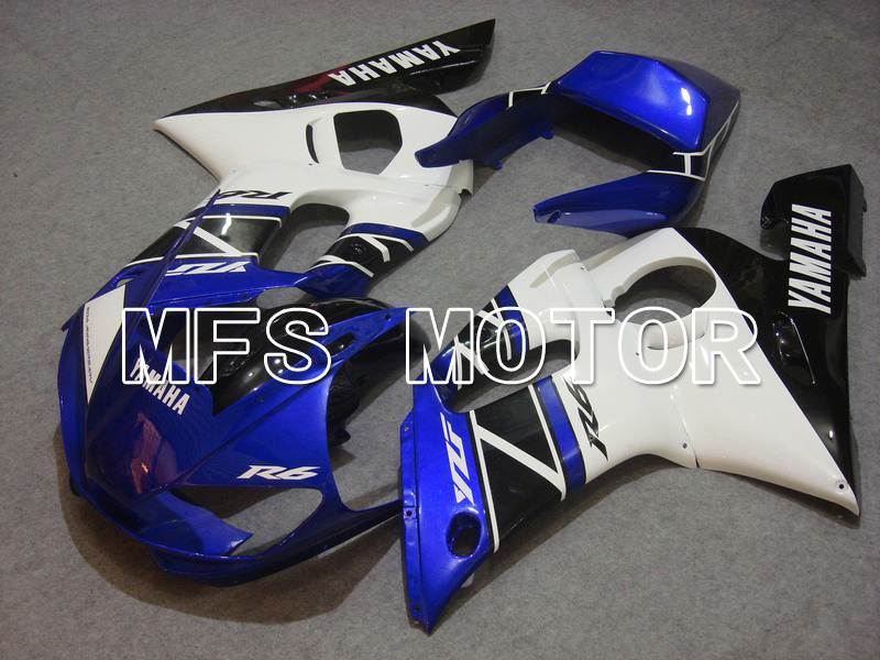 Yamaha YZF-R6 1998-2002 Injection ABS Fairing - Factory Style - Black Blue White - MFS5478