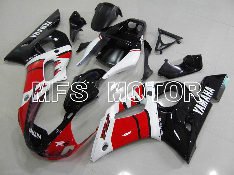 Yamaha YZF-R6 1998-2002 Injection ABS Fairing - Factory Style - Black White Red - MFS5482