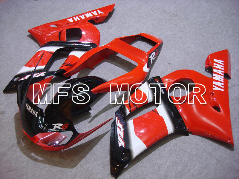Yamaha YZF-R6 1998-2002 Injection ABS Fairing - Factory Style - Black White Red - MFS5483