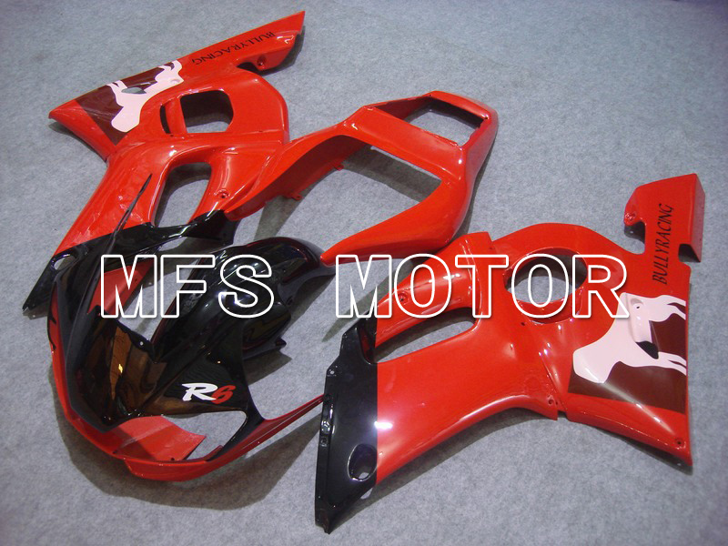 Yamaha YZF-R6 1998-2002 Injection ABS Fairing - Factory Style - Black Red - MFS5484