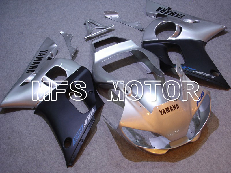 Yamaha YZF-R6 1998-2002 Injection ABS Fairing - Factory Style - Black Silver - MFS5485