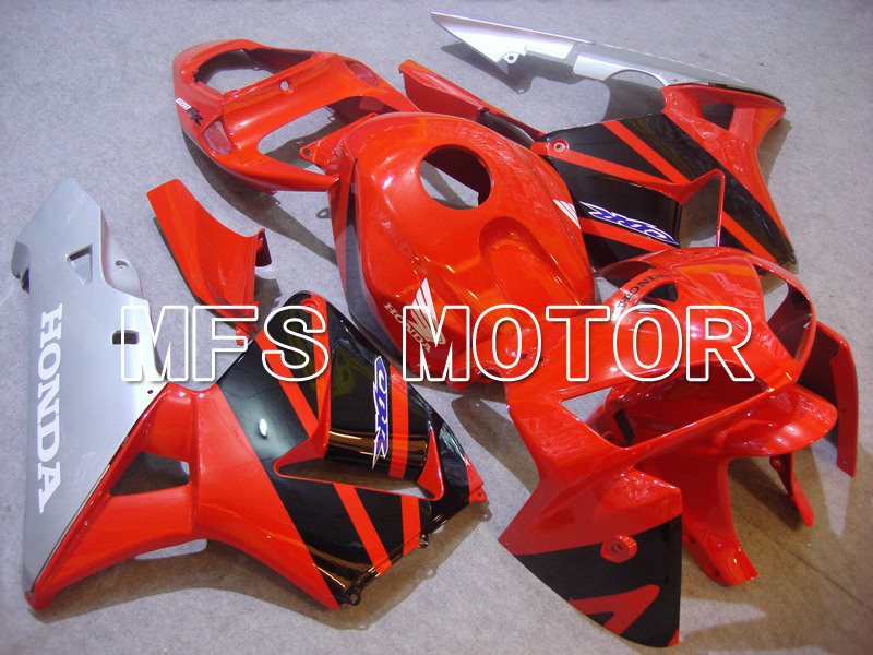 Honda CBR600RR 2005-2006 Injektion ABS Verkleidung - Fabrik Style - rot Schwarz - MFS5509