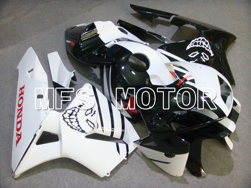 Honda CBR600RR 2005-2006 Injection ABS Fairing - Skull - White Black - MFS5579
