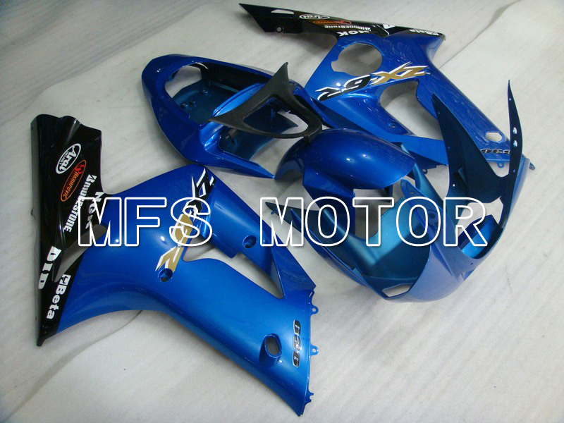 Kawasaki NINJA ZX6R 2003-2004 Injektion ABS Verkleidung - Fabrik Style - Blau - MFS5649