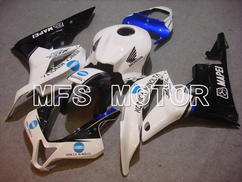 Honda CBR600RR 2007-2008 Injection ABS Fairing - Konica Minolta - Black White - MFS5655