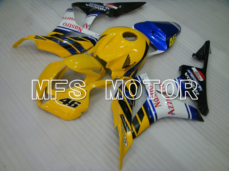 Honda CBR600RR 2007-2008 Carenado ABS de inyección - Nastro Azzurro - Amarillo Azul - MFS5686