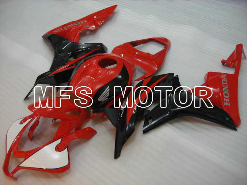 Honda CBR600RR 2007-2008 Injektion ABS Verkleidung - Fabrik Style - Schwarz rot - MFS5692