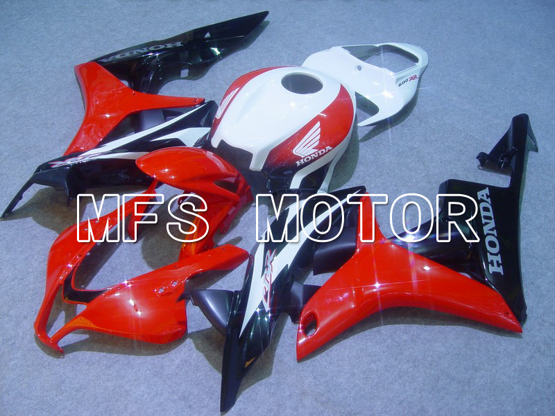 Honda CBR600RR 2007-2008 Injection ABS Fairing - Factory Style - Black Red - MFS5701
