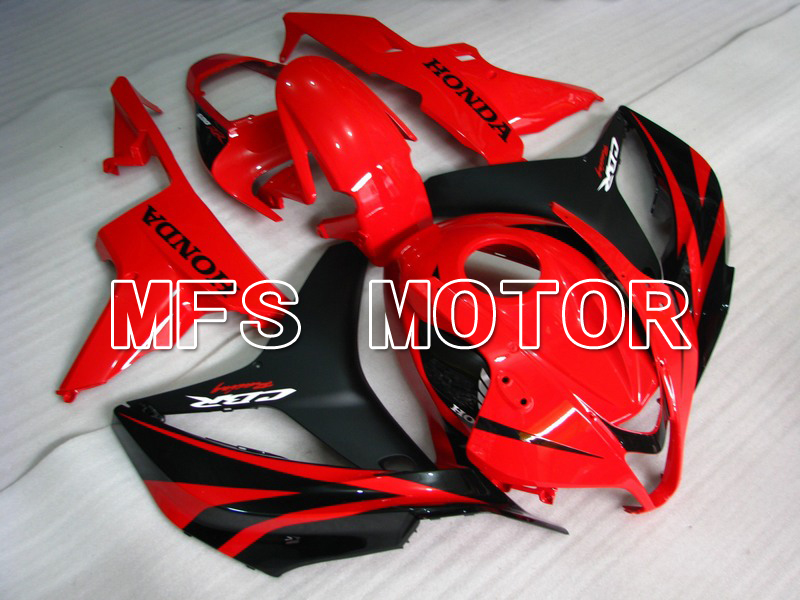 Honda CBR600RR 2007-2008 Injektion ABS Verkleidung - Fabrik Style - Schwarz rot - MFS5705