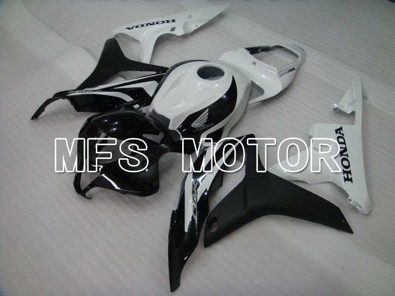 Honda CBR600RR 2007-2008 Injection ABS Fairing - Factory Style - Black Matte White - MFS5730