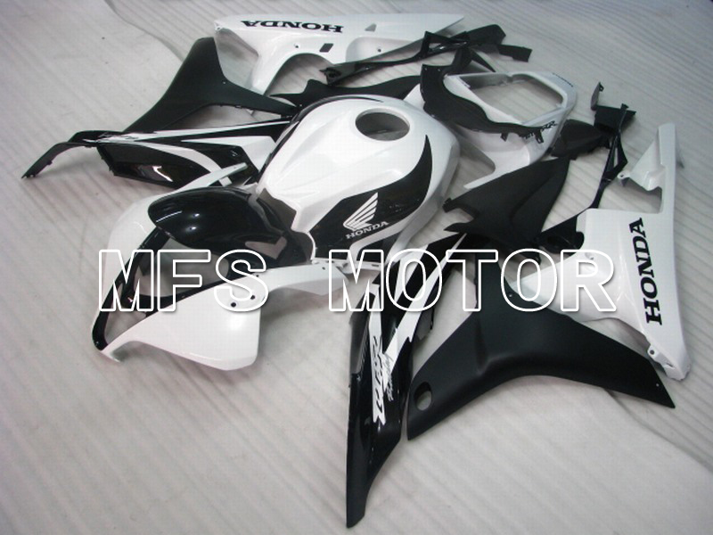 Honda CBR600RR 2007-2008 Injection ABS Fairing - Factory Style - Black Matte White - MFS5731