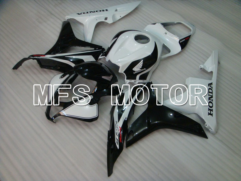 Honda CBR600RR 2007-2008 Injection ABS Carénage - Usine Style - Noir blanc - MFS5732