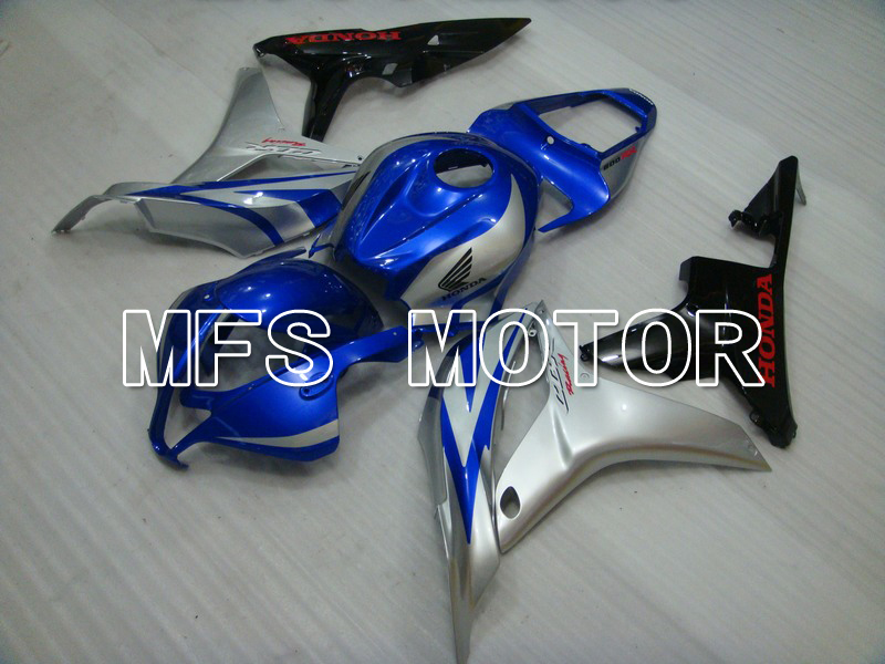Honda CBR600RR 2007-2008 Carenado ABS de inyección - Fábrica Style - Azul Plata - MFS5758