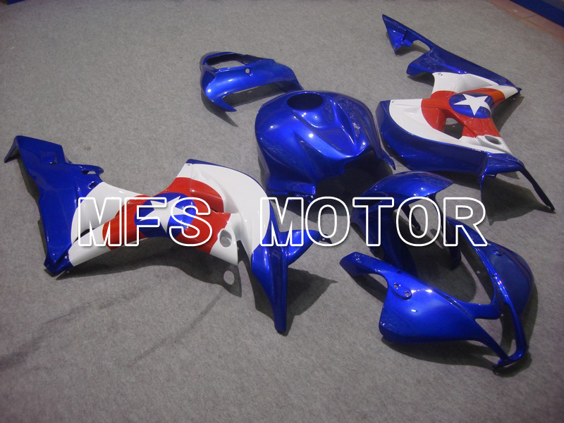 Honda CBR600RR 2007-2008 Injektion ABS Verkleidung - Others - Blau Weiß - MFS5759