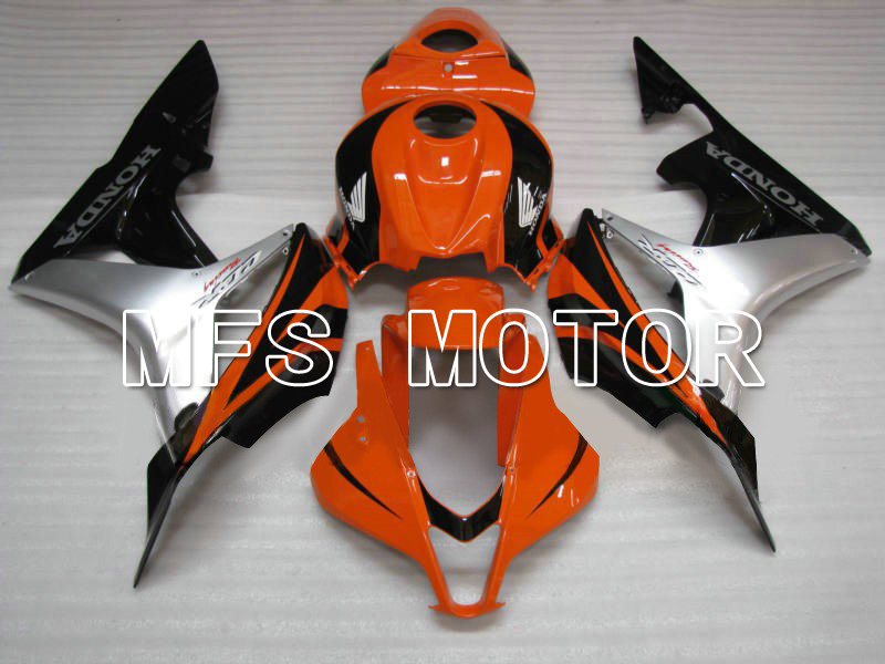 Honda CBR600RR 2007-2008 Injektion ABS Verkleidung - Fabrik Style - Schwarz Orange - MFS5775