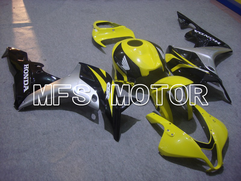 Honda CBR600RR 2007-2008 Carenado ABS de inyección - Fábrica Style - Negro Amarillo - MFS5776
