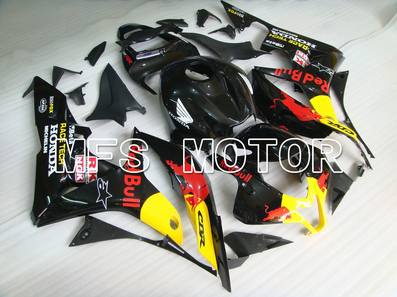 Honda CBR600RR 2007-2008 Injection ABS Fairing - Red Bull - Black Yellow - MFS5819