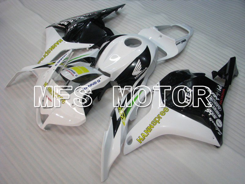 Honda CBR600RR 2009-2012 Injection ABS Fairing - HANN Spree - White Black - MFS5845