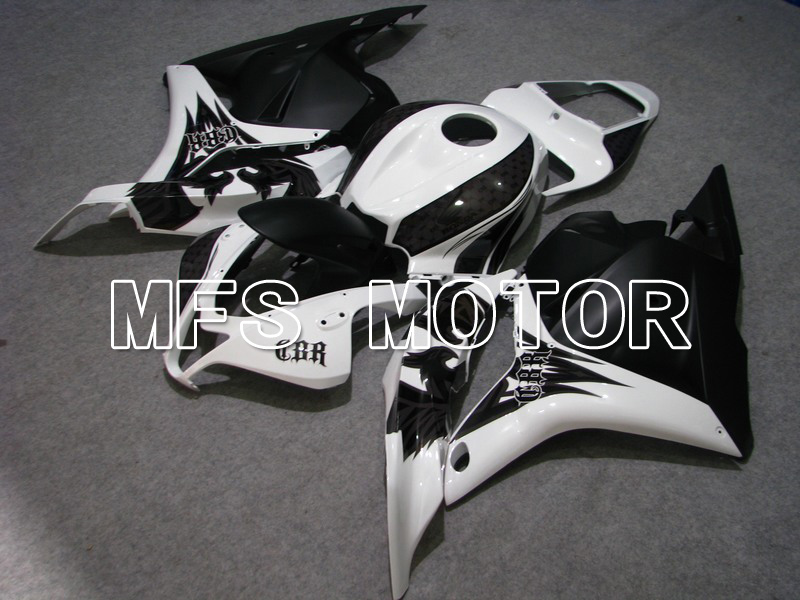 Honda CBR600RR 2009-2012 Injektion ABS Verkleidung - Others - Weiß Schwarz - MFS5851