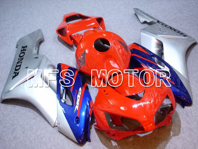 Honda CBR1000RR 2004-2005 Injektion ABS Verkleidung - Fabrik Style - Orange Blau Silber - MFS5853