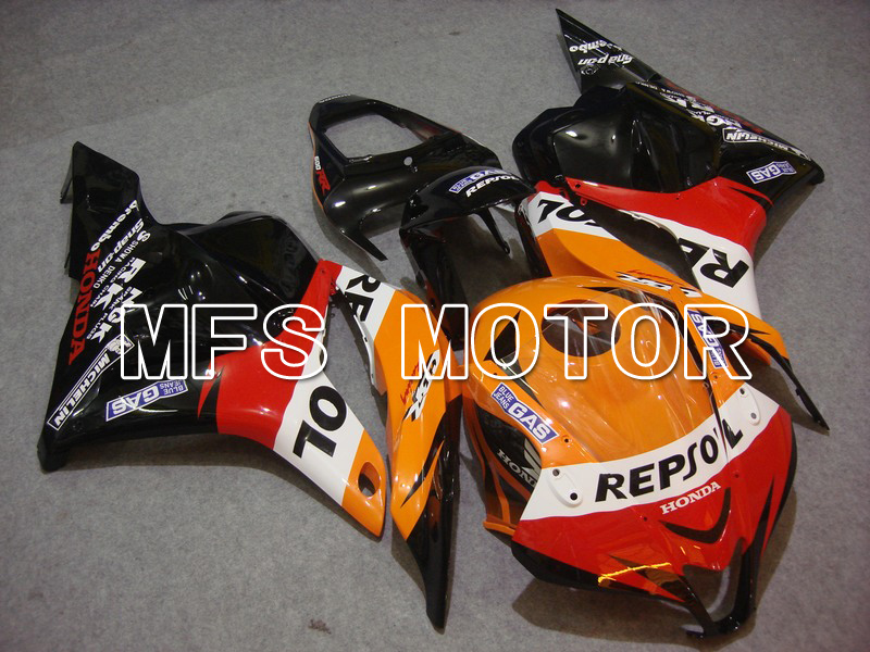 Honda CBR600RR 2009-2012 Injection ABS Fairing - Repsol - Orange Red Black - MFS5867