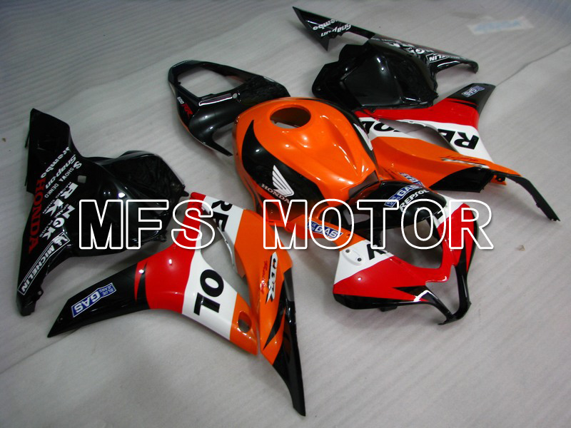 Honda CBR600RR 2009-2012 Injection ABS Carénage - Repsol - Orange rouge Noir - MFS5868